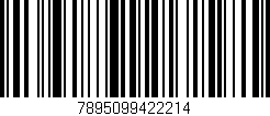 Código de barras (EAN, GTIN, SKU, ISBN): '7895099422214'