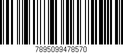 Código de barras (EAN, GTIN, SKU, ISBN): '7895099478570'