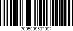 Código de barras (EAN, GTIN, SKU, ISBN): '7895099507997'
