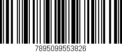 Código de barras (EAN, GTIN, SKU, ISBN): '7895099553826'
