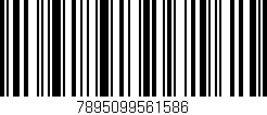 Código de barras (EAN, GTIN, SKU, ISBN): '7895099561586'