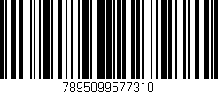 Código de barras (EAN, GTIN, SKU, ISBN): '7895099577310'