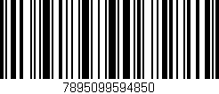 Código de barras (EAN, GTIN, SKU, ISBN): '7895099594850'
