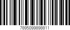 Código de barras (EAN, GTIN, SKU, ISBN): '7895099898811'