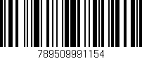 Código de barras (EAN, GTIN, SKU, ISBN): '789509991154'