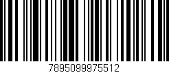 Código de barras (EAN, GTIN, SKU, ISBN): '7895099975512'