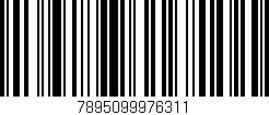 Código de barras (EAN, GTIN, SKU, ISBN): '7895099976311'