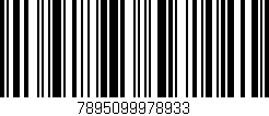 Código de barras (EAN, GTIN, SKU, ISBN): '7895099978933'