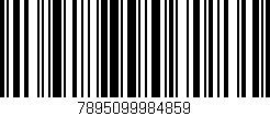 Código de barras (EAN, GTIN, SKU, ISBN): '7895099984859'