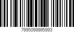 Código de barras (EAN, GTIN, SKU, ISBN): '7895099985993'