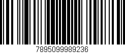 Código de barras (EAN, GTIN, SKU, ISBN): '7895099989236'