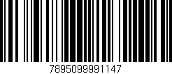 Código de barras (EAN, GTIN, SKU, ISBN): '7895099991147'