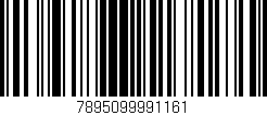 Código de barras (EAN, GTIN, SKU, ISBN): '7895099991161'