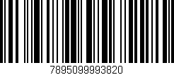 Código de barras (EAN, GTIN, SKU, ISBN): '7895099993820'