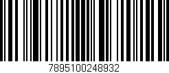 Código de barras (EAN, GTIN, SKU, ISBN): '7895100248932'