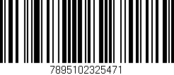Código de barras (EAN, GTIN, SKU, ISBN): '7895102325471'