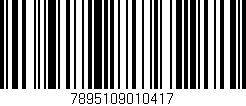 Código de barras (EAN, GTIN, SKU, ISBN): '7895109010417'