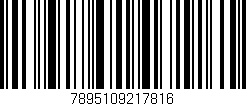 Código de barras (EAN, GTIN, SKU, ISBN): '7895109217816'