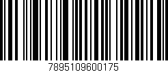 Código de barras (EAN, GTIN, SKU, ISBN): '7895109600175'