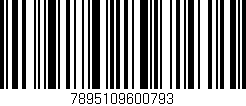 Código de barras (EAN, GTIN, SKU, ISBN): '7895109600793'