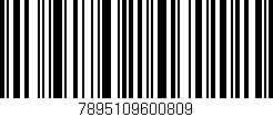 Código de barras (EAN, GTIN, SKU, ISBN): '7895109600809'