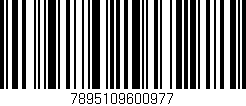 Código de barras (EAN, GTIN, SKU, ISBN): '7895109600977'