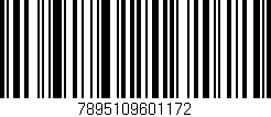 Código de barras (EAN, GTIN, SKU, ISBN): '7895109601172'