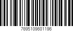 Código de barras (EAN, GTIN, SKU, ISBN): '7895109601196'