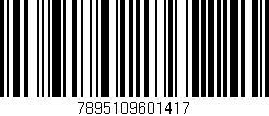 Código de barras (EAN, GTIN, SKU, ISBN): '7895109601417'
