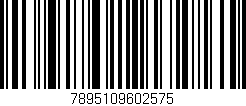 Código de barras (EAN, GTIN, SKU, ISBN): '7895109602575'