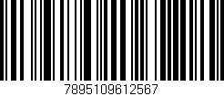 Código de barras (EAN, GTIN, SKU, ISBN): '7895109612567'
