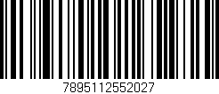Código de barras (EAN, GTIN, SKU, ISBN): '7895112552027'