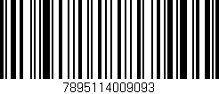 Código de barras (EAN, GTIN, SKU, ISBN): '7895114009093'