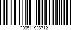 Código de barras (EAN, GTIN, SKU, ISBN): '7895119967121'