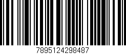 Código de barras (EAN, GTIN, SKU, ISBN): '7895124298487'