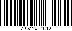 Código de barras (EAN, GTIN, SKU, ISBN): '7895124300012'