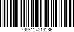Código de barras (EAN, GTIN, SKU, ISBN): '7895124316266'