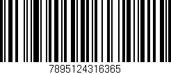 Código de barras (EAN, GTIN, SKU, ISBN): '7895124316365'