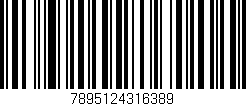 Código de barras (EAN, GTIN, SKU, ISBN): '7895124316389'