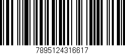Código de barras (EAN, GTIN, SKU, ISBN): '7895124316617'