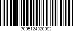Código de barras (EAN, GTIN, SKU, ISBN): '7895124328092'