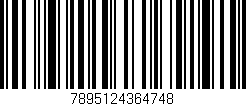 Código de barras (EAN, GTIN, SKU, ISBN): '7895124364748'