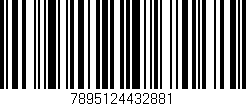 Código de barras (EAN, GTIN, SKU, ISBN): '7895124432881'