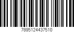 Código de barras (EAN, GTIN, SKU, ISBN): '7895124437510'