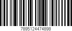 Código de barras (EAN, GTIN, SKU, ISBN): '7895124474898'