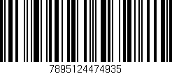 Código de barras (EAN, GTIN, SKU, ISBN): '7895124474935'