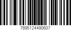 Código de barras (EAN, GTIN, SKU, ISBN): '7895124490607'