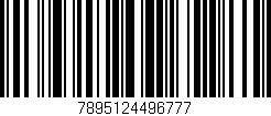 Código de barras (EAN, GTIN, SKU, ISBN): '7895124496777'