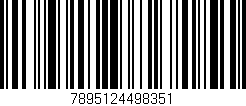 Código de barras (EAN, GTIN, SKU, ISBN): '7895124498351'