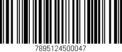Código de barras (EAN, GTIN, SKU, ISBN): '7895124500047'